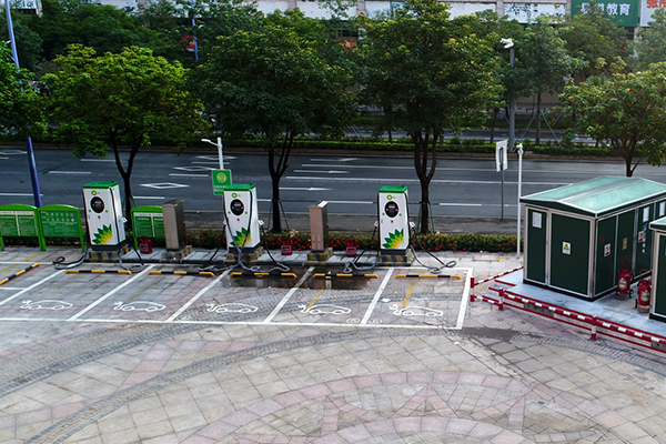 江門筑福里電動汽車充電站工程