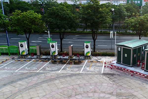 江門筑福里電動汽車充電站工程