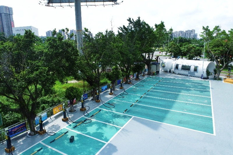 江門汽車總站特來電超級充電站項目工程